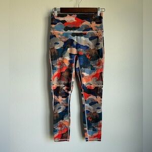 Fabletics Multicolor Camouflage Leggings